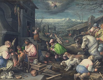 January, 1595-1600 by Leandro da Ponte Bassano